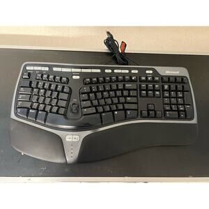 Microsoft Natural Ergonomic Keyboard 4000 v1.0 KU-0462 Wired USB Tested